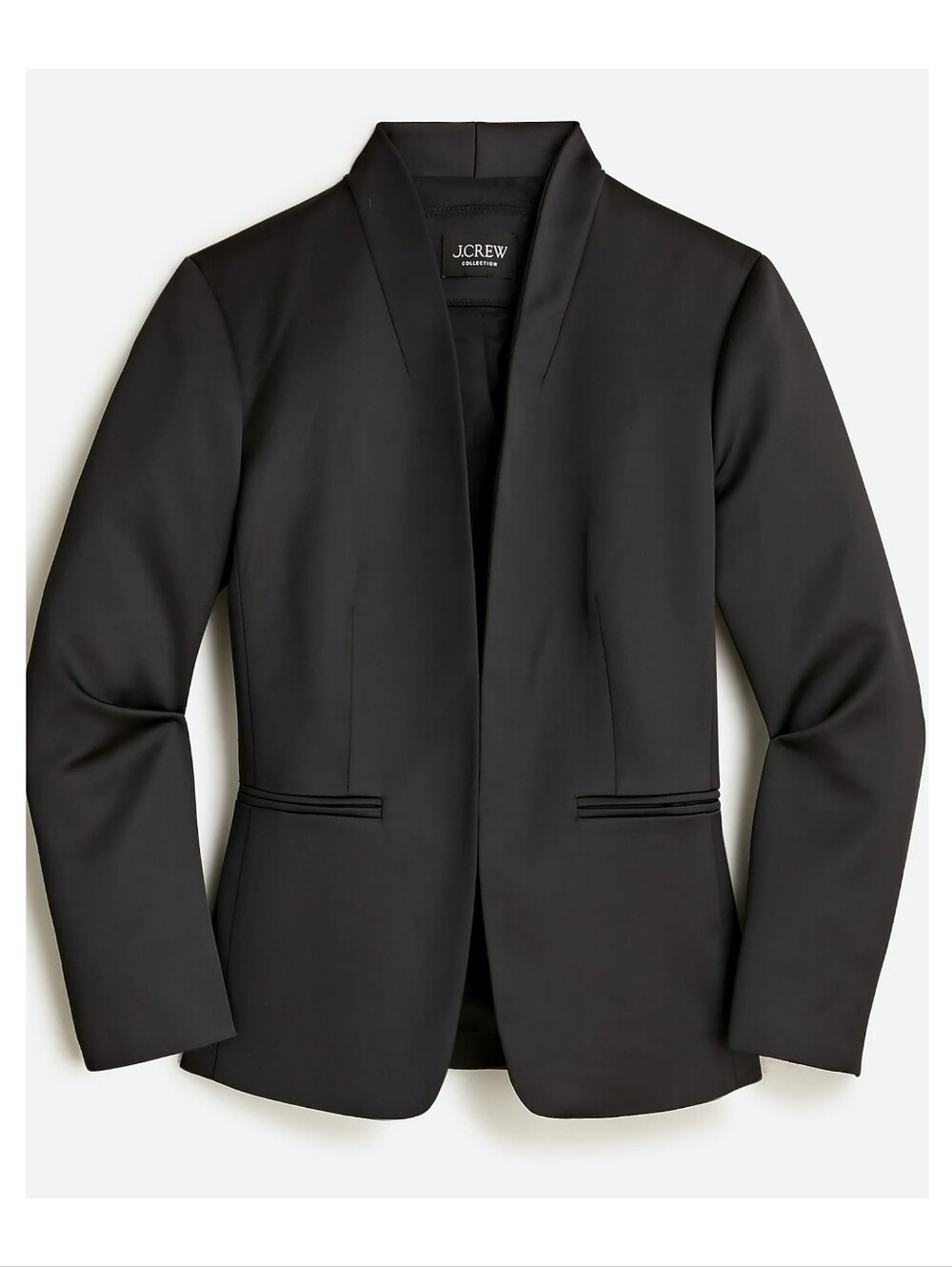 J. Crew Collection Going-out blazer in structured satin Size 6